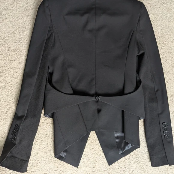 BCBGMaxAzria Women's Elegant Black Blazer Suit Jacket Size XXS - Picture 14 of 14